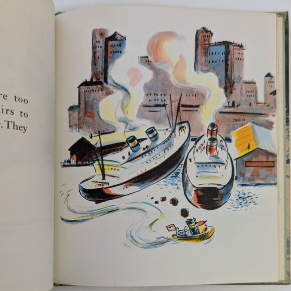 LITTLE TOOT Hardie Gramatky 1939 first edition - Art Deco Era Children's Book - Picture 6 of 13